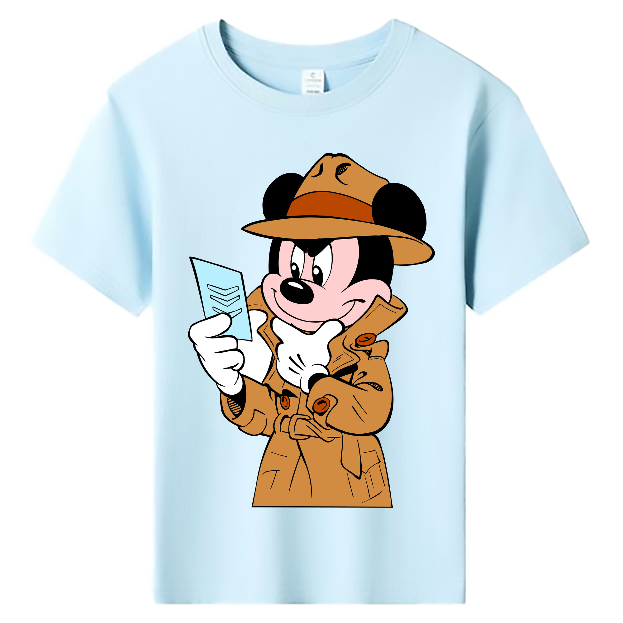 ミッキーマウス Mickey Mouse 綿100％キッズTシャツ（フロントプリント）